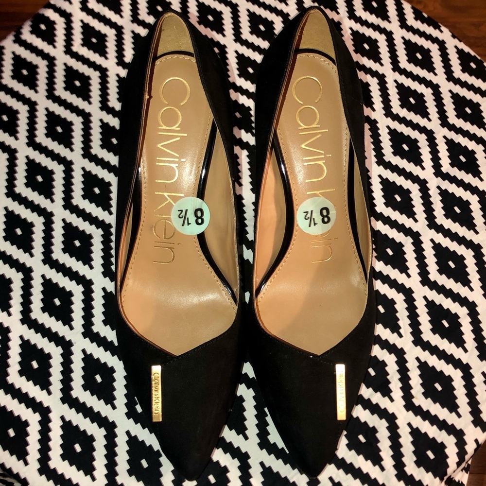 Calvin Klein Suede Pumps